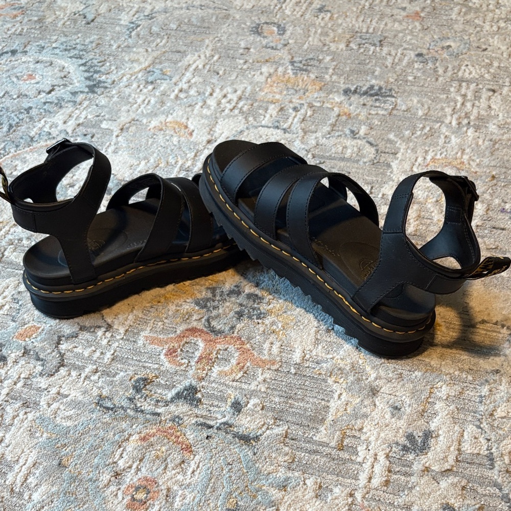 Doc Martens Black Sandles